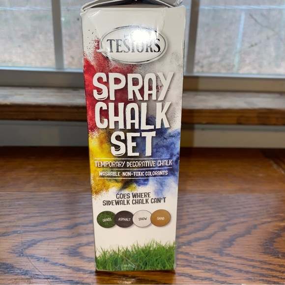Rustoleum Toys Rustoleum Testors Spray Chalk Set Temporary Decorative Chalk 4 Colors New